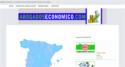 Desktop Screenshot of abogadoseconomico.com